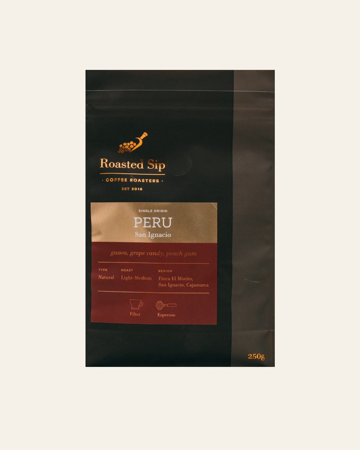 Peru San Ignacio single origin coffee bag